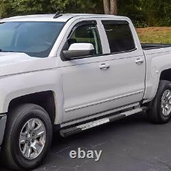 J2 For 07-19 Silverado Sierra Crew Cab 6.5 W Steel Side Step Bar Running Boards