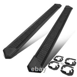 J2 For 2019-2021 Silverado Sierra Crew Cab 8 Wide Black Step Bar Running Boards