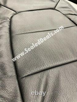 Katzkin 2019 2021 GMC Sierra Crew Cab Black Factory-Style Leather Seat Covers