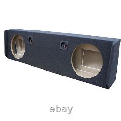 King Boxes 12 Dual DF Sealed Carpet Box 14-18 Silverado/Sierra Crew Cab AG25-12