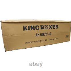 King Boxes Dual 12 2007-2013 Chevy Silverado/GMC Sierra Crew Cab Sealed SPK Box