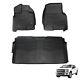 Lax Tpe Floor Mats For 2019-2025 Chevy Silverado/gmc Sierra 1500 Crew Cab