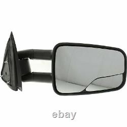 LH & RH Manual Door Mirror Textured For 1999-07 Chevrolet Silverado 1500 Classic