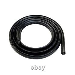 Left Door Rubber Weatherstrip Seal Black for 4dr Precision DWL 1111 07