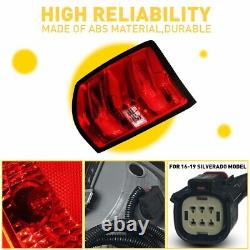 Left Right Side Tail Light For 2016-2018 Chevy Silverado 1500 16-19 2500 HD EOU