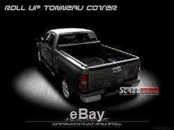 Low Profile Roll Up Tonneau Cover 04-07 Silverado/Sierra Crew Cab 5.8 Ft 68 Bed
