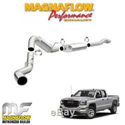 Magnaflow 4 Cat Back Exhaust 2014-2019 GMC Sierra 1500 6.2L V8 Crew Cab 5.7 Bed