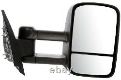 Manual Tow Side Mirror Pair for 2007-2013 Chevrolet Silverado GMC Sierra 1500