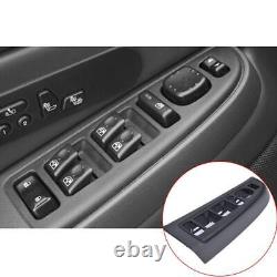 Master Power Window Switch & Bezel for 03-07 Silverado Sierra Crew Cab Driver