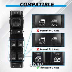 Master Power Window Switch & Bezel for 03-07 Silverado Sierra Crew Cab Driver