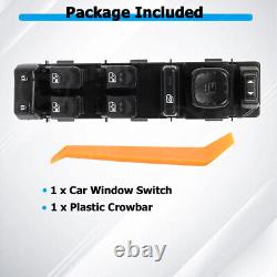 Master Power Window Switch & Bezel for 03-07 Silverado Sierra Crew Cab Driver