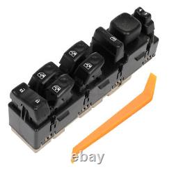 Master Power Window Switch & Bezel for 03-07 Silverado Sierra Crew Cab Driver