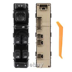 Master Power Window Switch & Bezel for 03-07 Silverado Sierra Crew Cab Driver