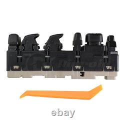 Master Power Window Switch & Bezel for 2003-07 Silverado Sierra Crew Cab Driver