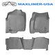 Maxliner Custom Fit Floor Mats Grey For 00-07 Silverado/sierra Suv Crew Cab