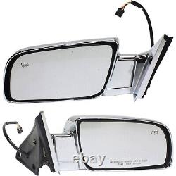 Mirror For 1995-2000 Chevrolet Tahoe Driver and Passenger Side Set of 2