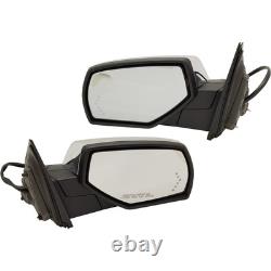 Mirrors For 2014-2018 Chevrolet Silverado 1500 15-19 3500 HD LH RH Power Heated