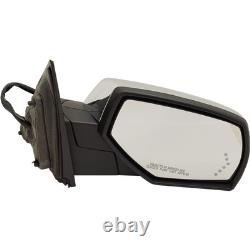 Mirrors For 2014-2018 Chevrolet Silverado 1500 15-19 3500 HD LH RH Power Heated