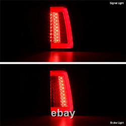 NEWEST OLED FIBER OPTIC 1999-2002 Chevy Silverado Red Tail Lights Brake Lamps