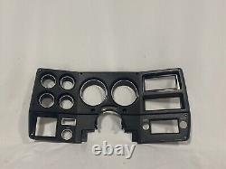 NEW 75-77 Chevy GMC pickup truck dash bezel gauge cluster cover black & silver