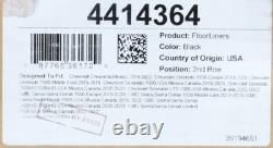 NEW All Weather 2nd Row Floor Liner 4414364 Silverado Sierra Crew Cab 2019-2024