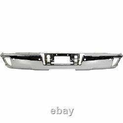 NEW Chrome Rear Bumper For 2014-2018 Silverado Sierra With Sensors SHIPS TODAY