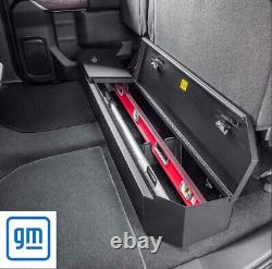 NEW GM 19417361 Under-Seat Lockbox For 2019-23 Silverado/Sierra Crew Cab (Black)
