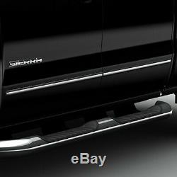 NEW OEM GM Chrome Door Body Side Molding Set 22775458 Silverado Sierra 2014-2018