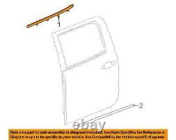 NEW OEM GM LEFT REAR DOOR BELT Molding 14-18 Silverado Sierra Crew Cab 23227174