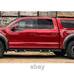 N-Fab EPYX Cab Length TXT Black Nerf Bars 2019-2021 Silverado Sierra 1500 Crew