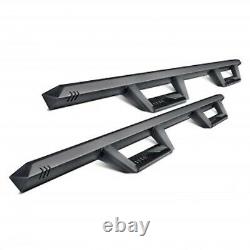 N-Fab EPYX Cab Length TXT Black Nerf Bars 2019-2021 Silverado Sierra 1500 Crew