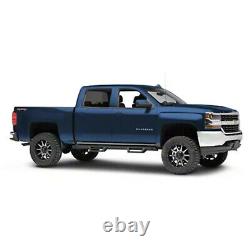 N-Fab EPYX Cab Length TXT Black Nerf Bars 2019-2021 Silverado Sierra 1500 Crew