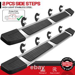 Nerf Bar S/S For 19-25 Silverado/Sierra 1500 Crew Cab 6 Side Running Board S