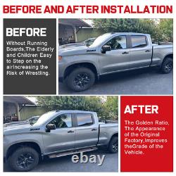 Nerf Bar S/S For 19-25 Silverado/Sierra 1500 Crew Cab 6 Side Running Board S
