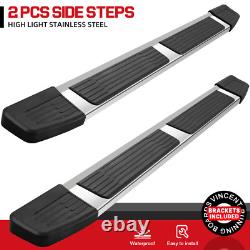 Nerf Bar S/S For 19-25 Silverado/Sierra 1500 Crew Cab 6 Side Running Board S