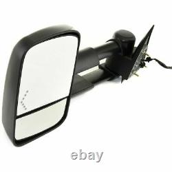 New Left Side Power Tow Mirror with Heat & Glass Signal for Chevy/GMC Truck 03-06