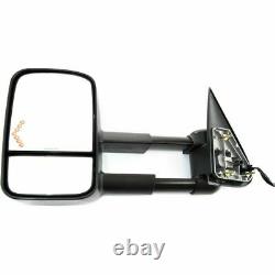 New Left Side Power Tow Mirror with Heat & Glass Signal for Chevy/GMC Truck 03-06