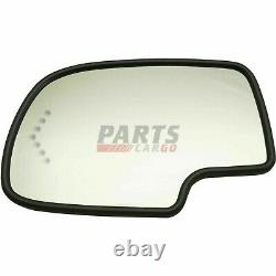 New Mirror Glass Heated With Backing Plate Left Fits 2003-2006 Cadillac Escalade