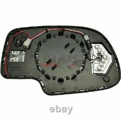 New Mirror Glass Heated With Backing Plate Left Fits 2003-2006 Cadillac Escalade