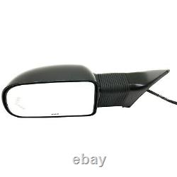 New Towing Mirror Driver Left Side Full Size Truck Chevy Heated Power Primered