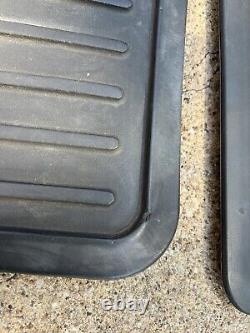 OEM 1999-2007 GMC Sierra Crew Cab Rubber Floor Mats Gray Chevrolet Silverado Set