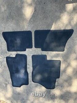 OEM 1999-2007 GMC Sierra Crew Cab Rubber Floor Mats Gray Chevrolet Silverado Set