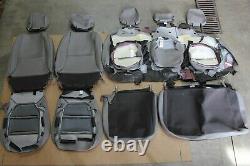 OEM Factory Take Off Leather Seat Covers 19-21 Chevy Silverado 1500 CREW CAB