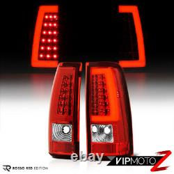 OLED StRiP1999-2002 Silverado Sierra Factory RED LED Tail Lamps Lights Pair