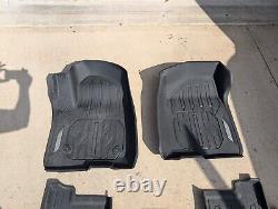 Oem All Weather Mats Gmc Sierra/silverado 1500 2019-2025 Crew Cab 1st+2nd Rows