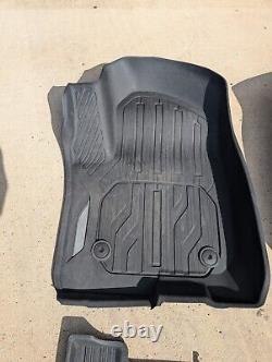 Oem All Weather Mats Gmc Sierra/silverado 1500 2019-2025 Crew Cab 1st+2nd Rows
