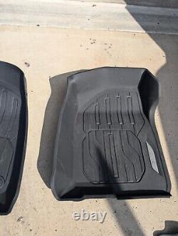 Oem All Weather Mats Gmc Sierra/silverado 1500 2019-2025 Crew Cab 1st+2nd Rows