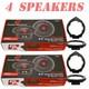 Pr-654 300w 6.5 Mid-range Speakers For 2007-2013 Silverado & Sierra Crew Cab