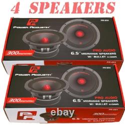 PR-654 300W 6.5 Mid-Range Speakers for 2007-2013 Silverado & Sierra CREW CAB