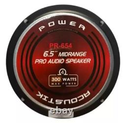 PR-654 300W 6.5 Mid-Range Speakers for 2007-2013 Silverado & Sierra CREW CAB